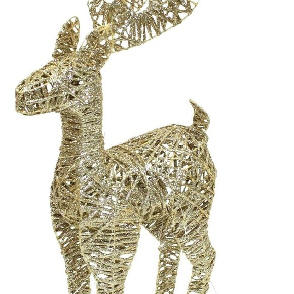 Christmas Table Decorations Centrepiece LED Fairy Lights Reindeer Ornament - Picture 8 of 8